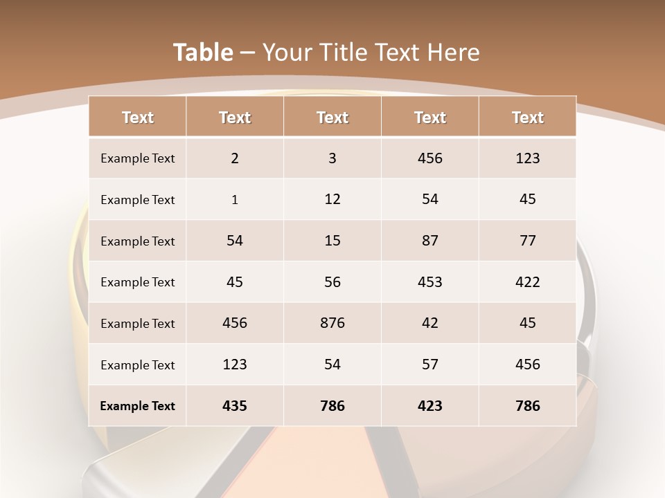 Abstract Circular Reflect PowerPoint Template