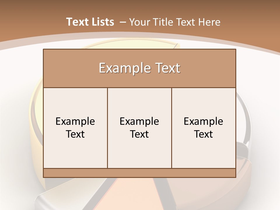 Abstract Circular Reflect PowerPoint Template