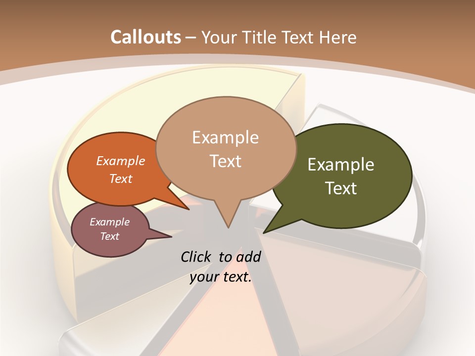 Abstract Circular Reflect PowerPoint Template