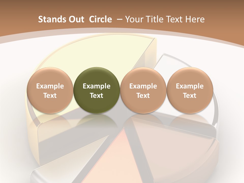 Abstract Circular Reflect PowerPoint Template
