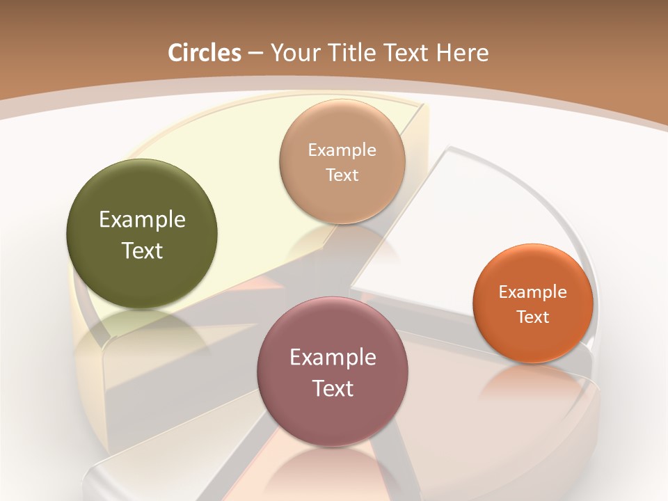 Abstract Circular Reflect PowerPoint Template