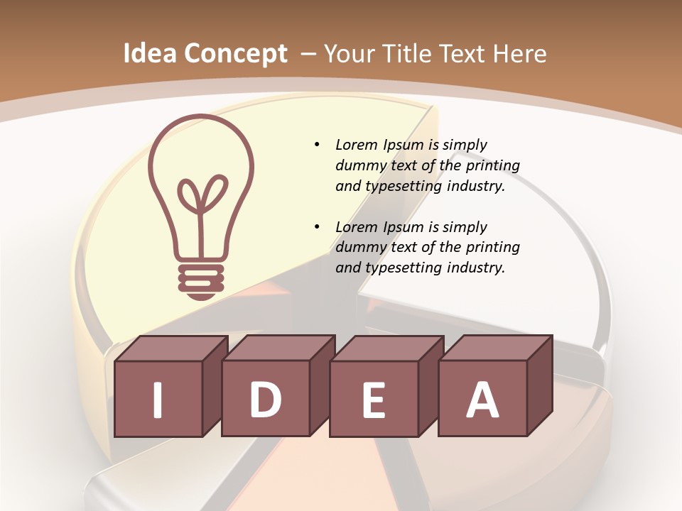 Abstract Circular Reflect PowerPoint Template