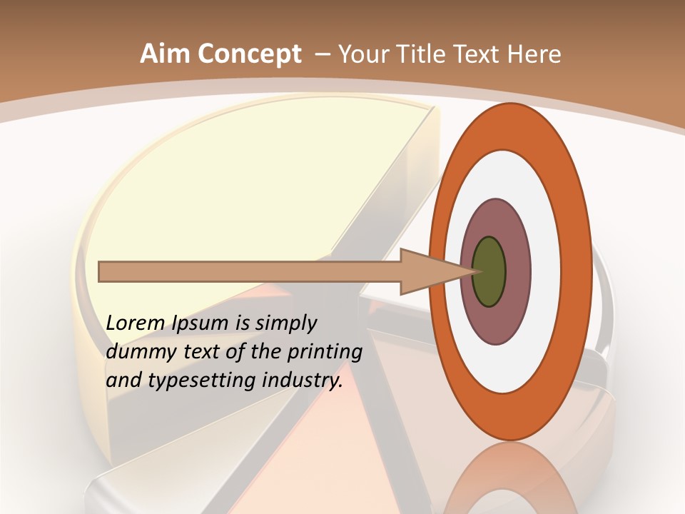 Abstract Circular Reflect PowerPoint Template