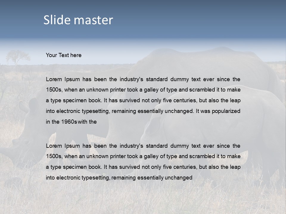 Outdoors Safari Walk PowerPoint Template