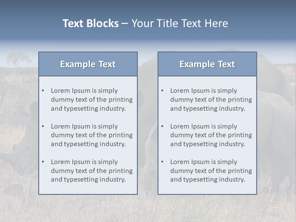 Outdoors Safari Walk PowerPoint Template