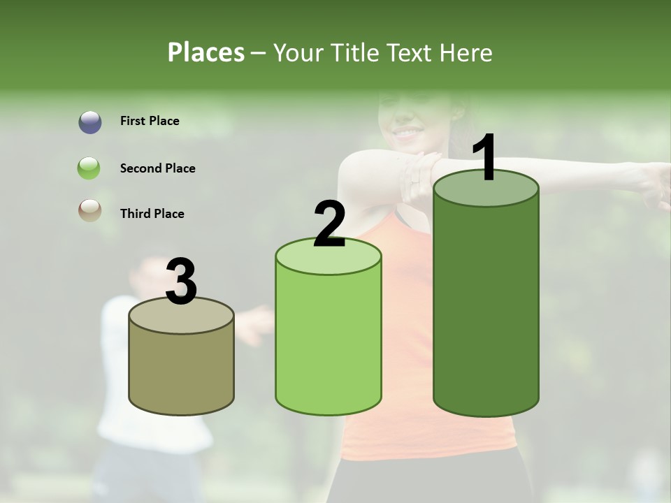 Pretty Smile Woman PowerPoint Template