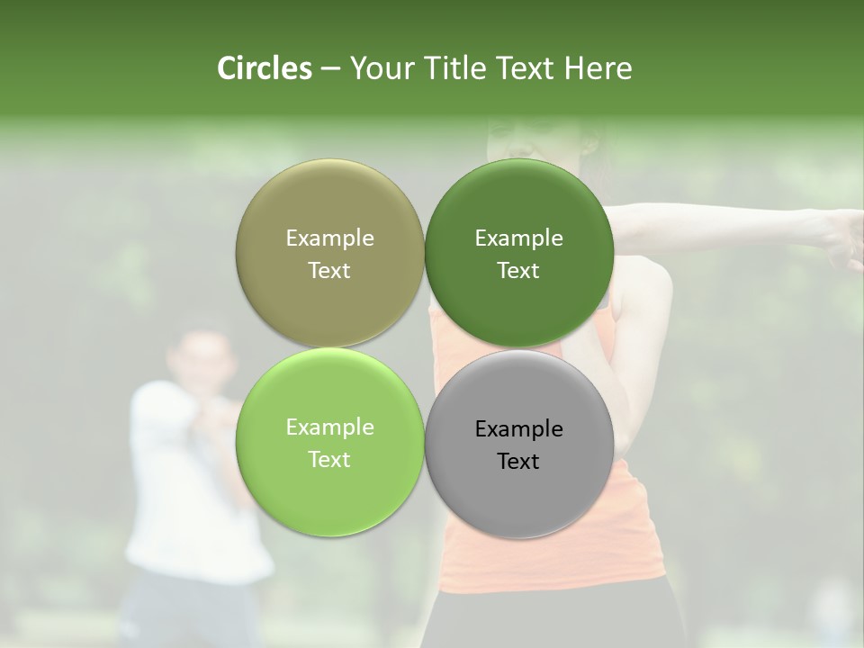 Pretty Smile Woman PowerPoint Template