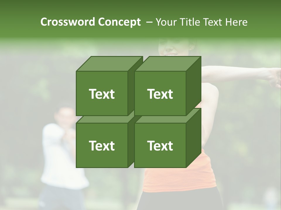 Pretty Smile Woman PowerPoint Template