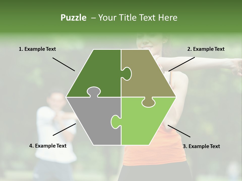 Pretty Smile Woman PowerPoint Template