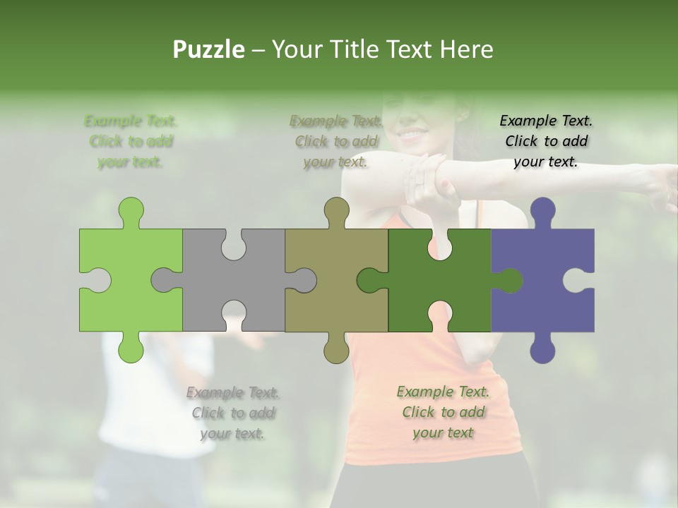 Pretty Smile Woman PowerPoint Template