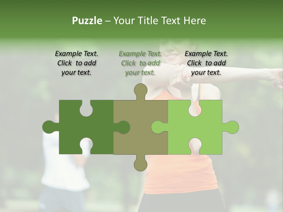 Pretty Smile Woman PowerPoint Template