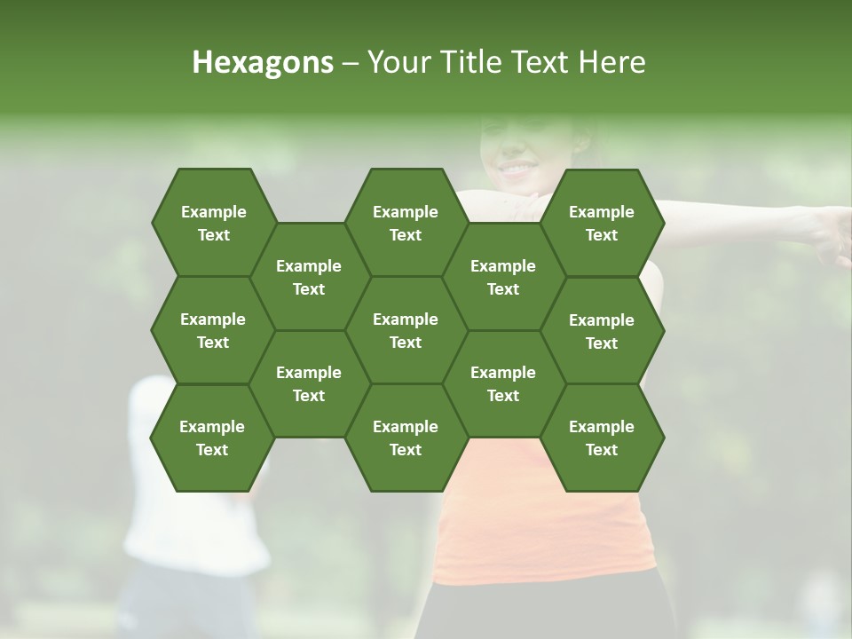 Pretty Smile Woman PowerPoint Template