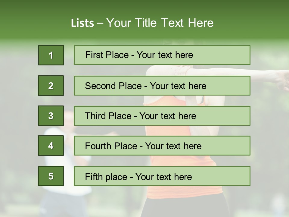 Pretty Smile Woman PowerPoint Template