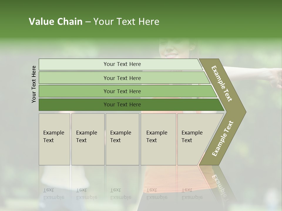Pretty Smile Woman PowerPoint Template