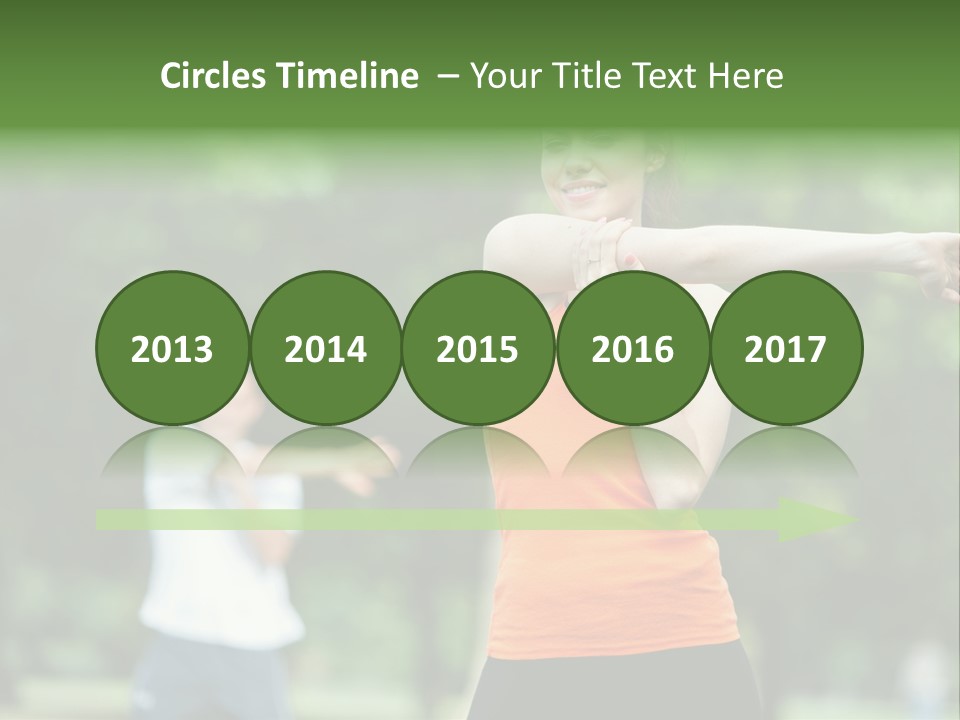 Pretty Smile Woman PowerPoint Template