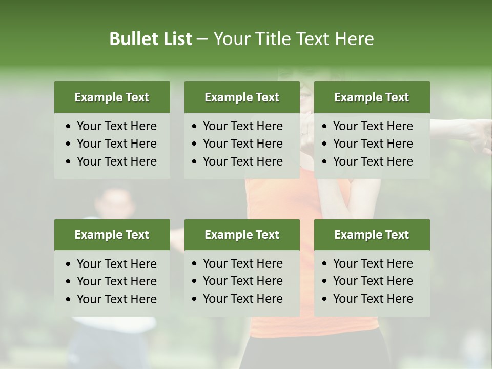 Pretty Smile Woman PowerPoint Template