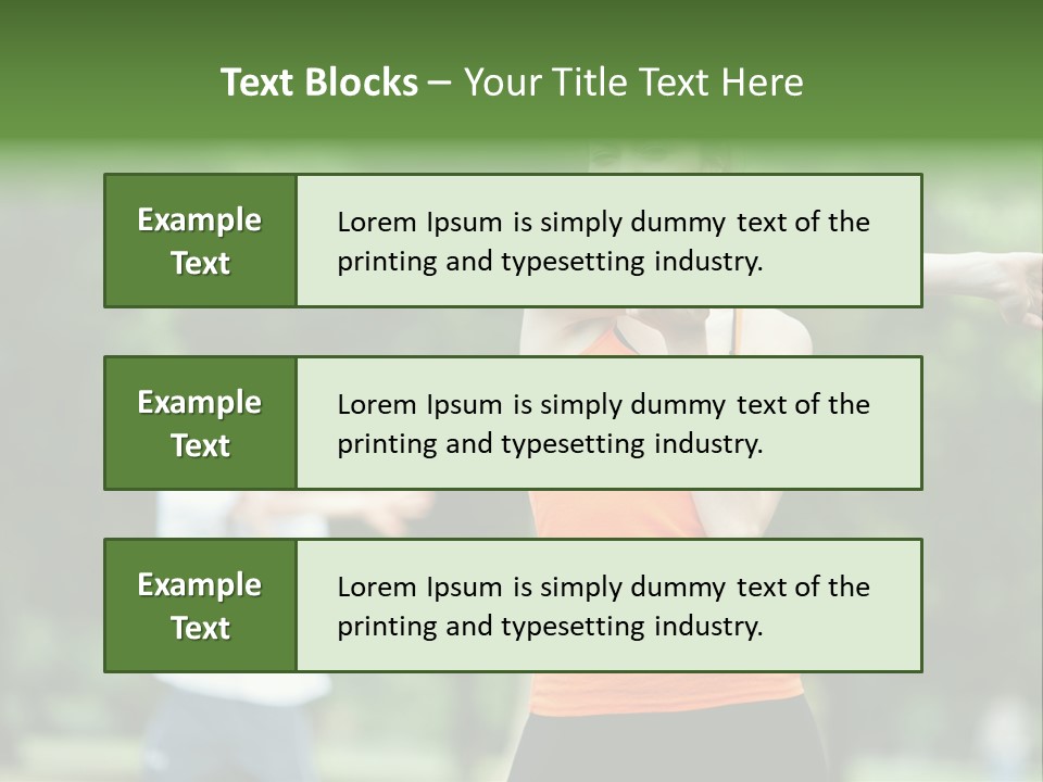 Pretty Smile Woman PowerPoint Template