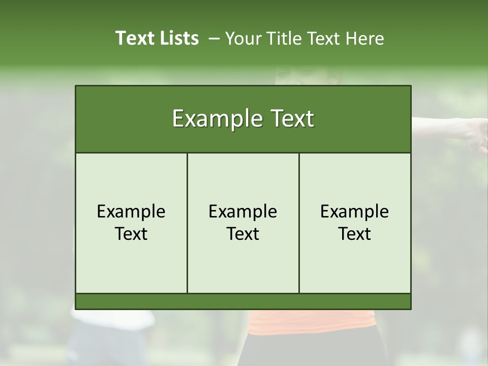 Pretty Smile Woman PowerPoint Template