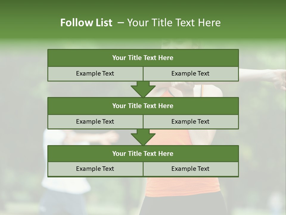 Pretty Smile Woman PowerPoint Template