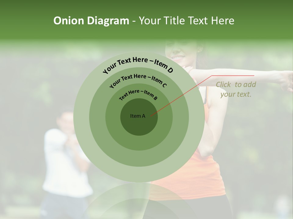 Pretty Smile Woman PowerPoint Template