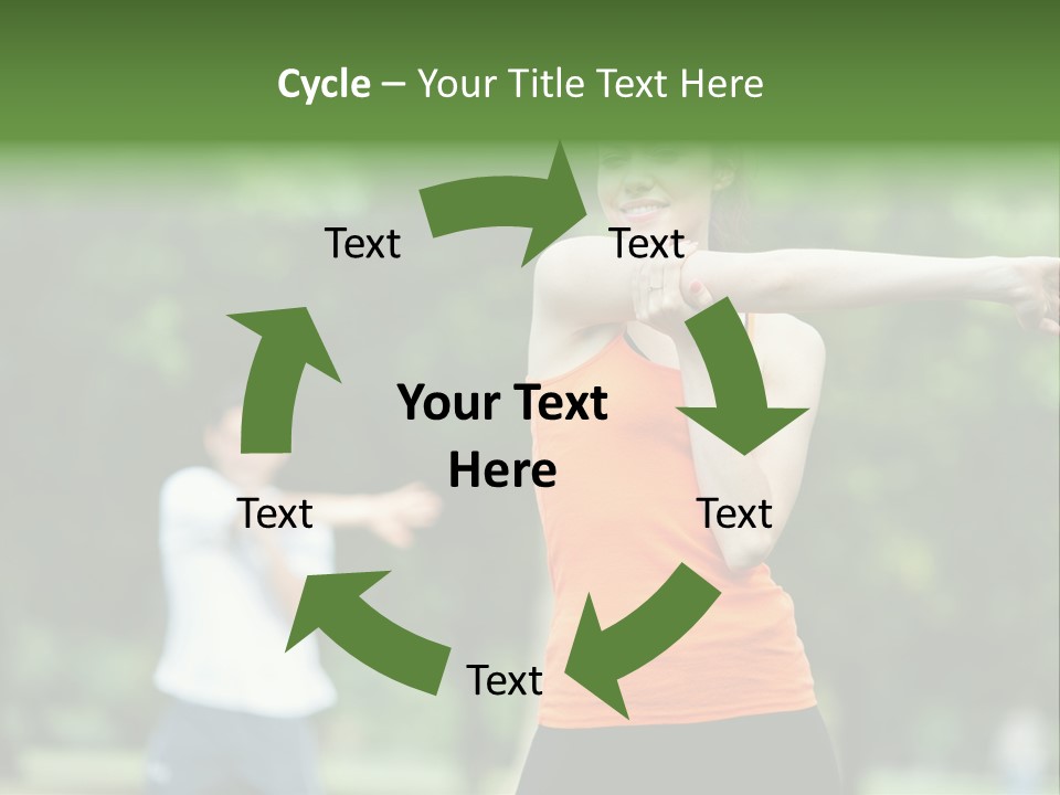 Pretty Smile Woman PowerPoint Template