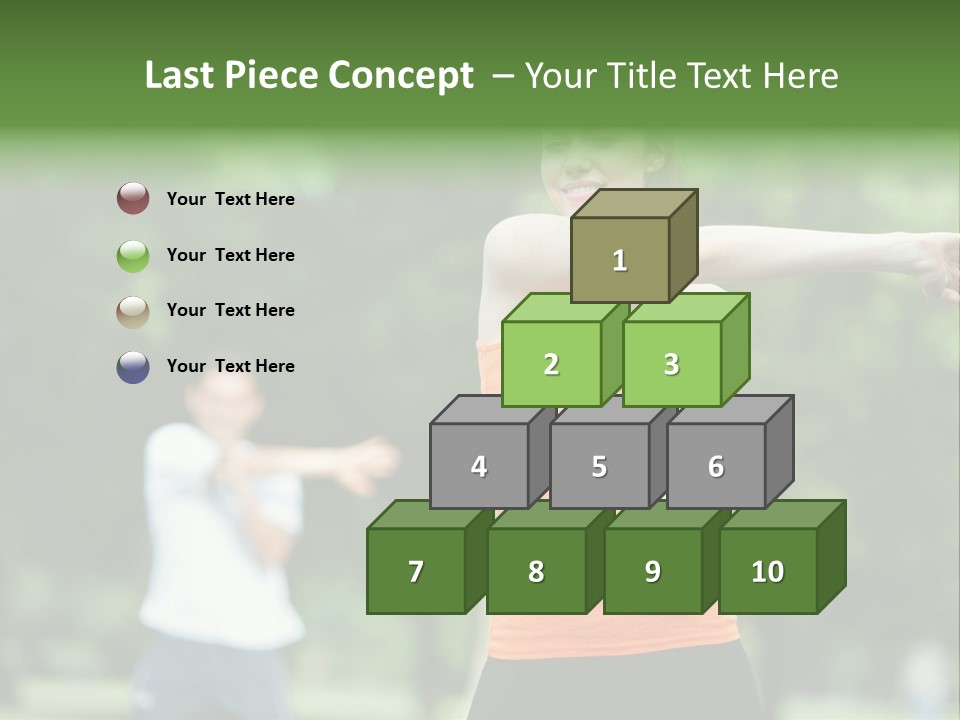 Pretty Smile Woman PowerPoint Template