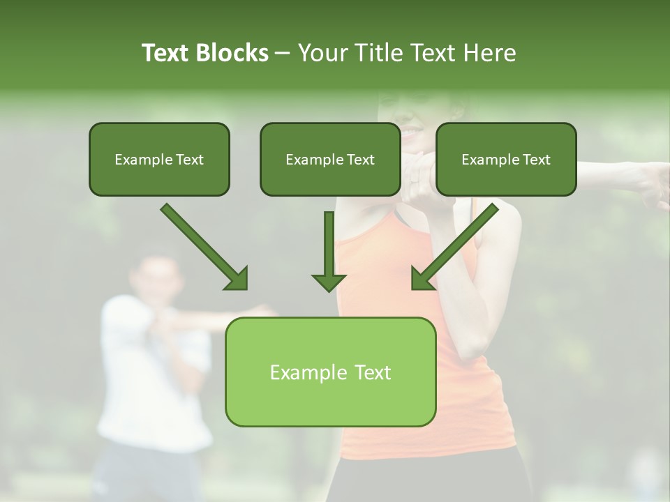 Pretty Smile Woman PowerPoint Template