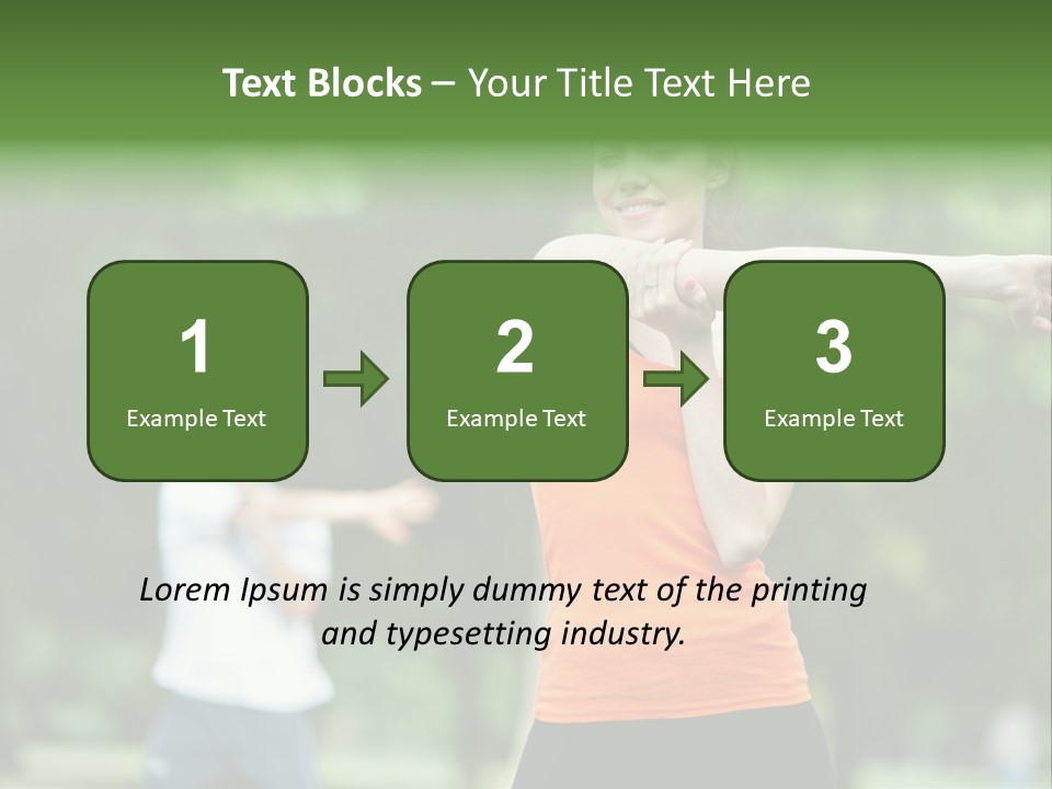 Pretty Smile Woman PowerPoint Template