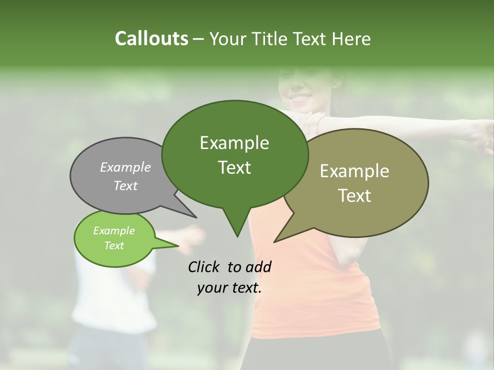 Pretty Smile Woman PowerPoint Template