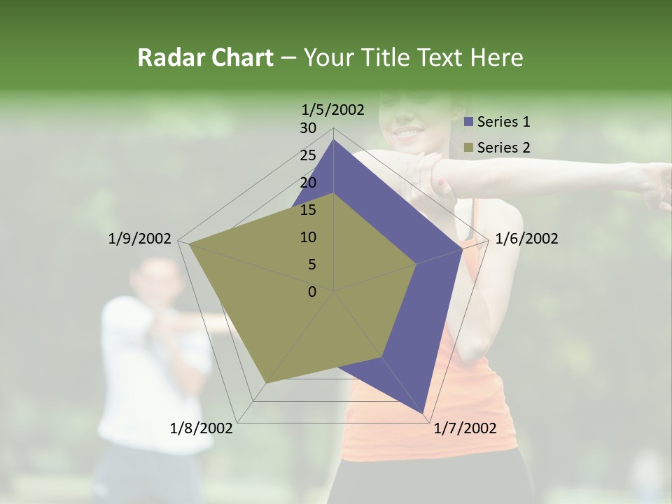 Pretty Smile Woman PowerPoint Template
