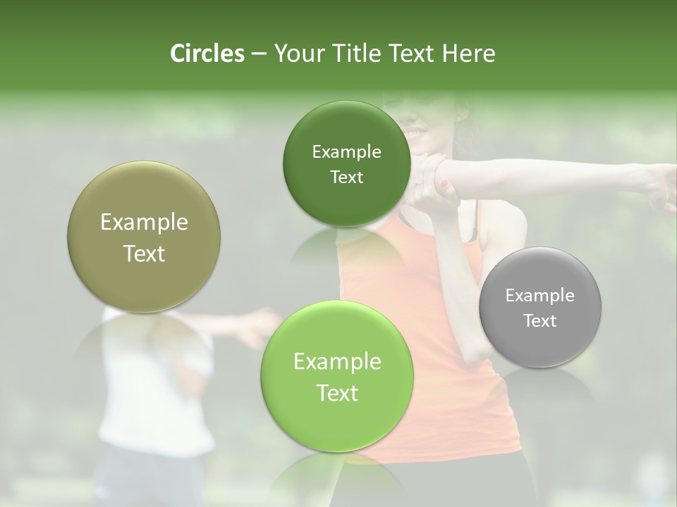 Pretty Smile Woman PowerPoint Template