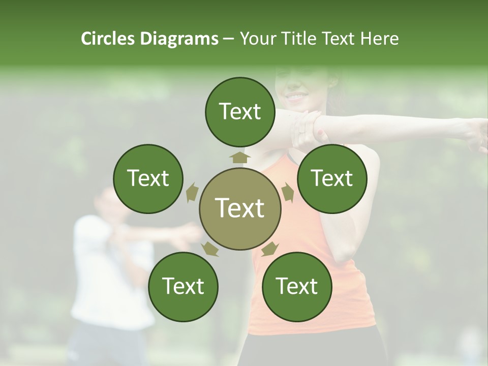 Pretty Smile Woman PowerPoint Template