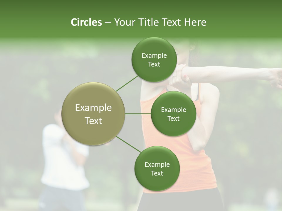 Pretty Smile Woman PowerPoint Template