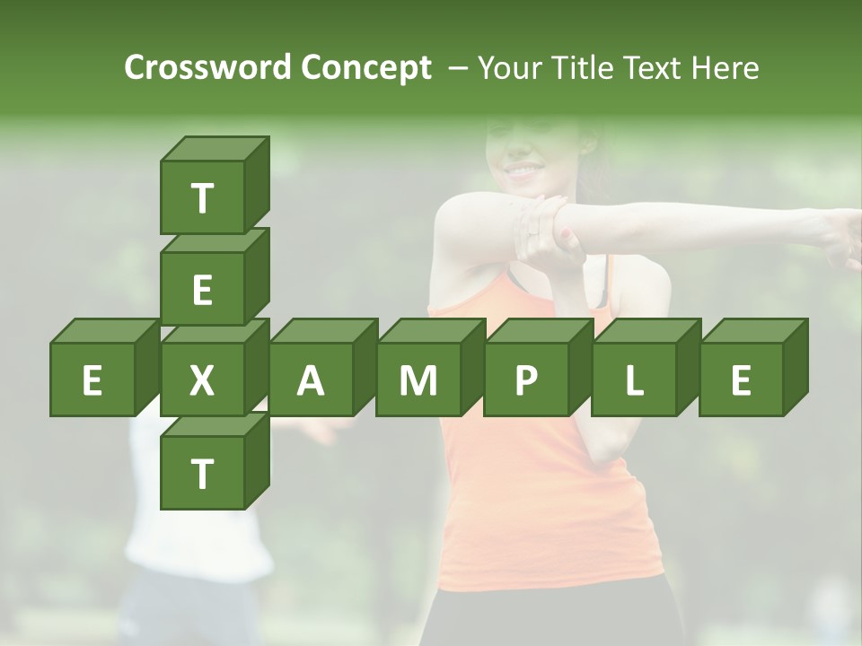 Pretty Smile Woman PowerPoint Template