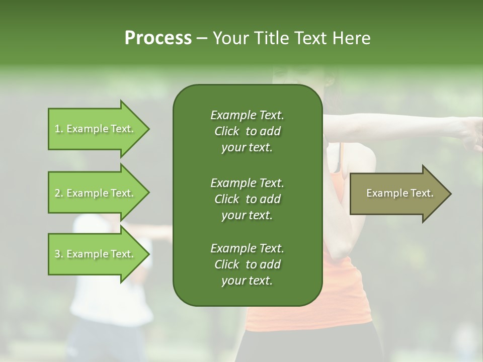 Pretty Smile Woman PowerPoint Template