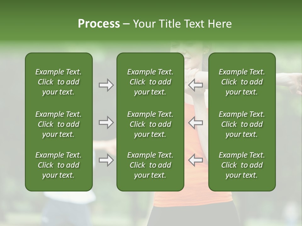 Pretty Smile Woman PowerPoint Template