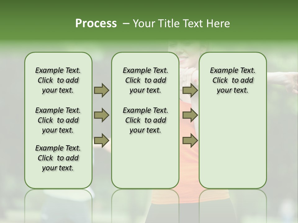 Pretty Smile Woman PowerPoint Template