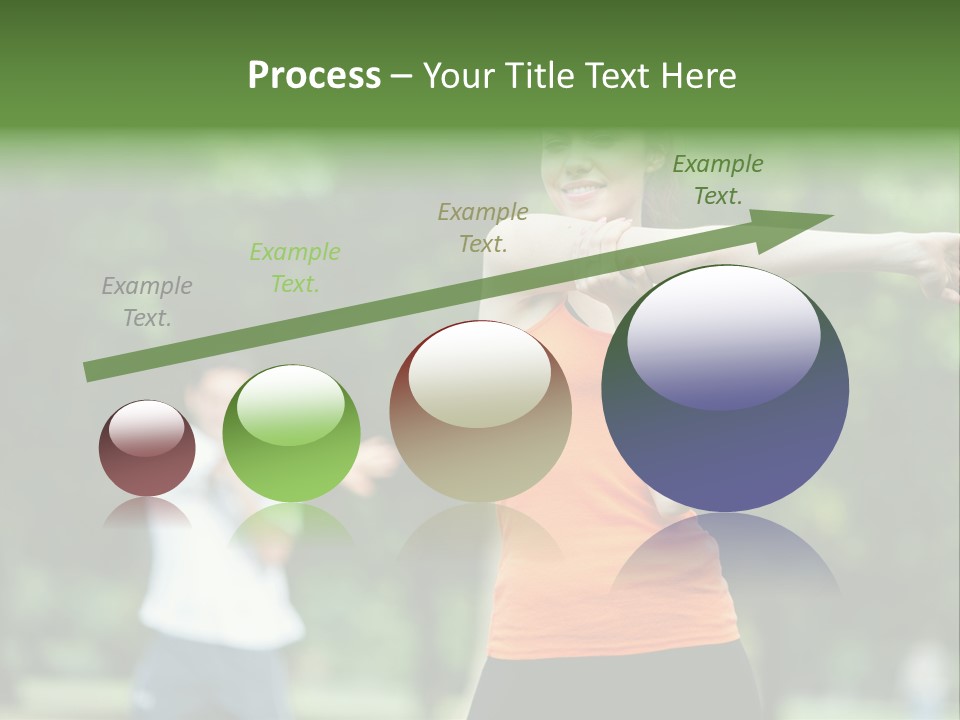 Pretty Smile Woman PowerPoint Template