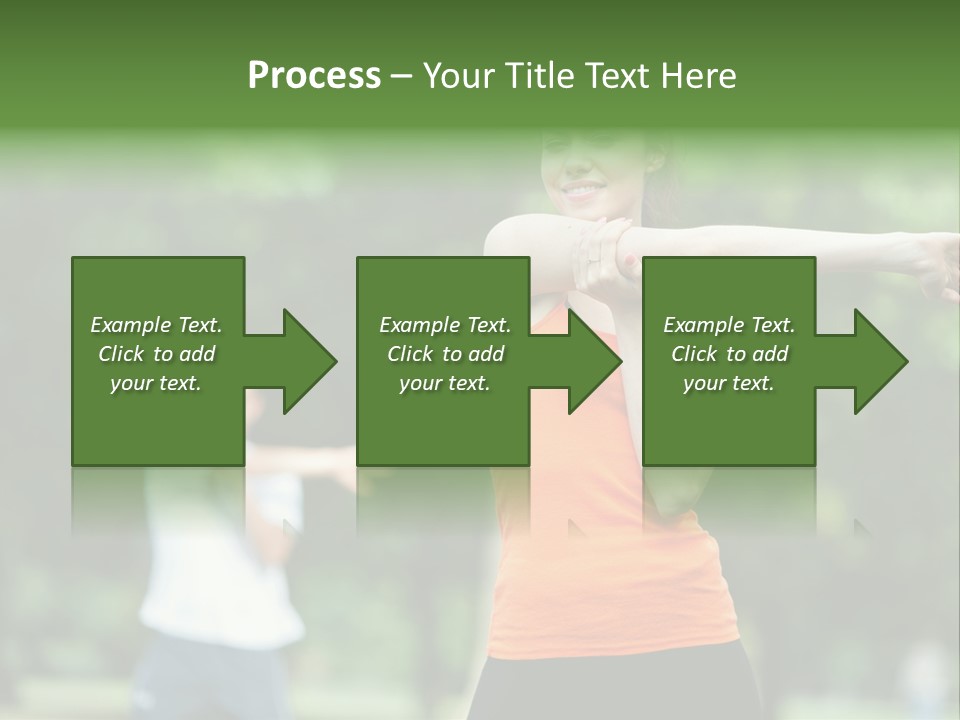 Pretty Smile Woman PowerPoint Template