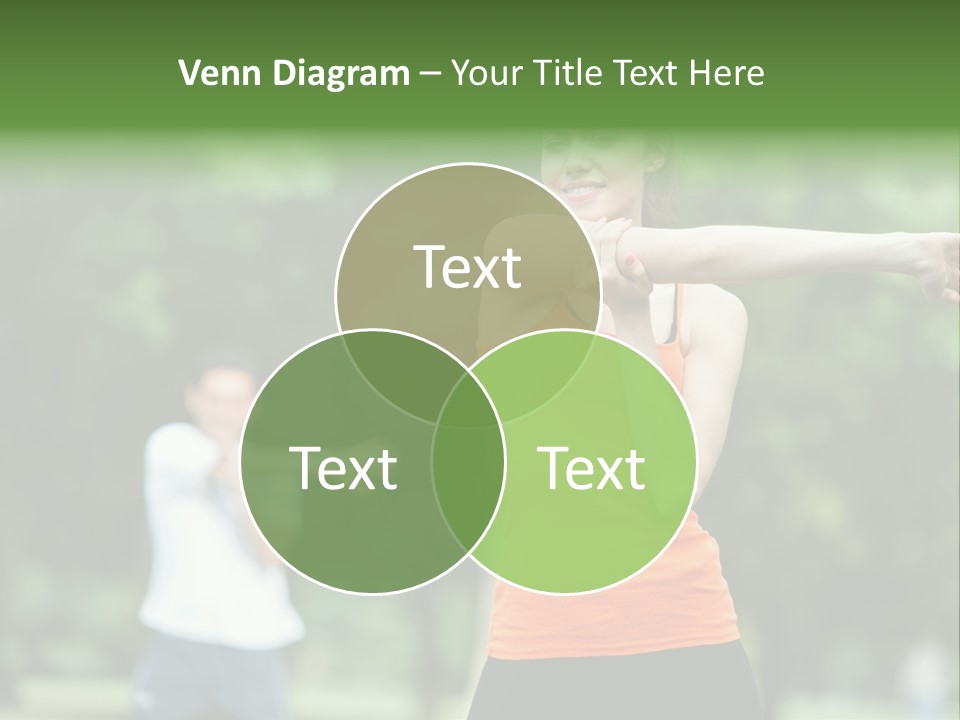 Pretty Smile Woman PowerPoint Template