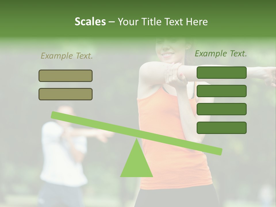 Pretty Smile Woman PowerPoint Template