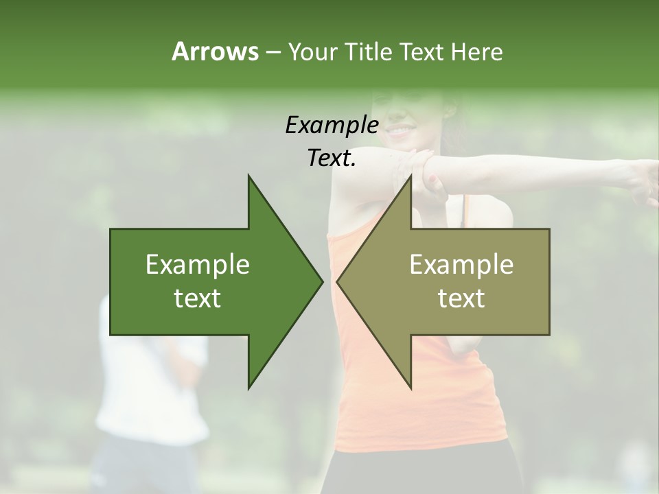 Pretty Smile Woman PowerPoint Template