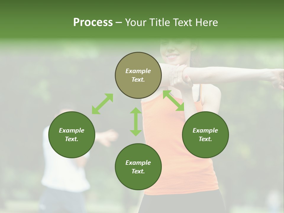 Pretty Smile Woman PowerPoint Template