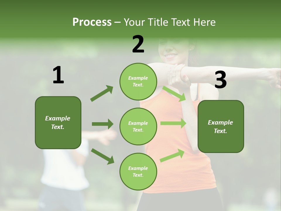 Pretty Smile Woman PowerPoint Template