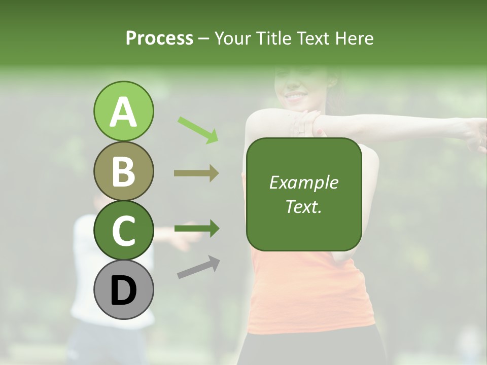 Pretty Smile Woman PowerPoint Template