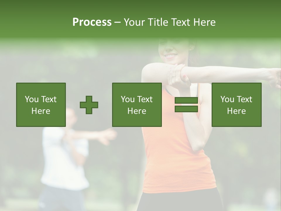 Pretty Smile Woman PowerPoint Template