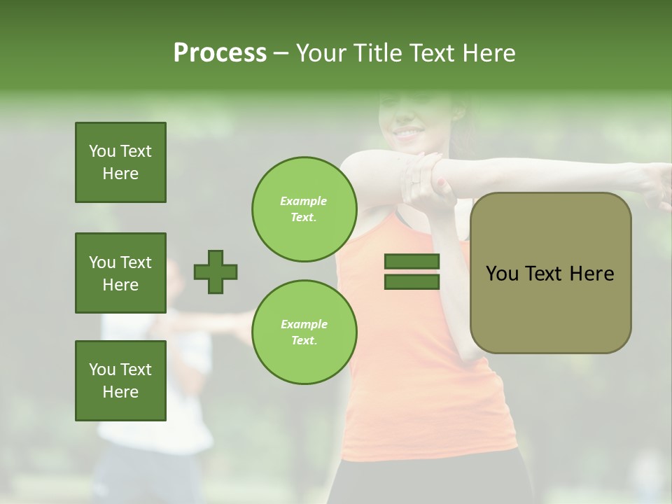 Pretty Smile Woman PowerPoint Template