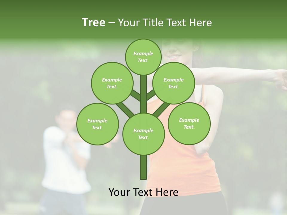 Pretty Smile Woman PowerPoint Template