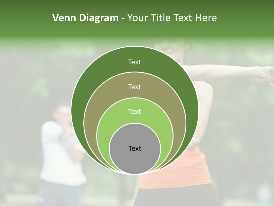 Pretty Smile Woman PowerPoint Template