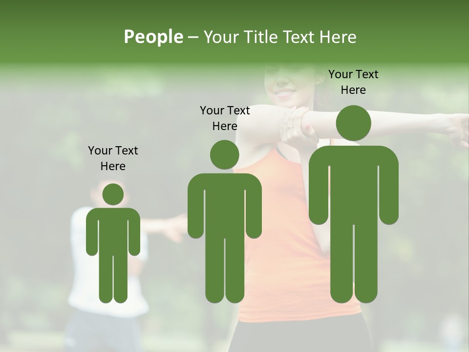 Pretty Smile Woman PowerPoint Template